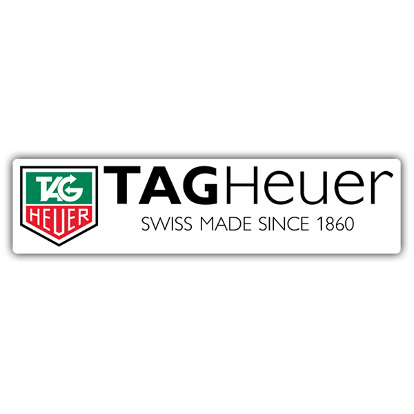 Adesivi per Auto e Moto: Tag Heuer Orizzontale