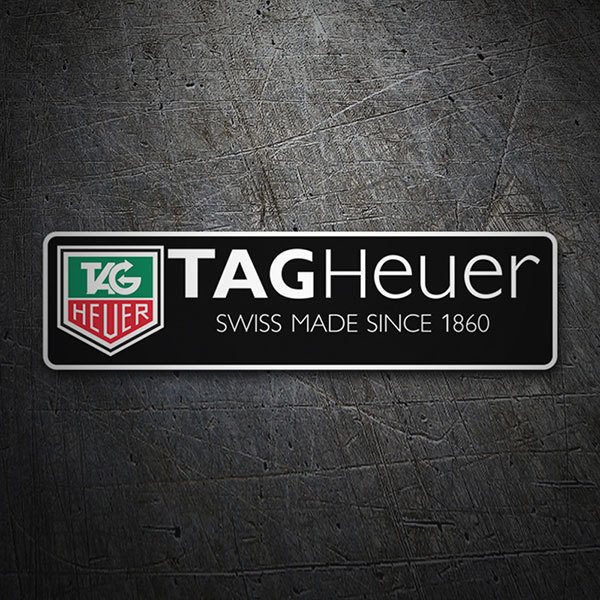 Adesivi per Auto e Moto: Tag Heuer Swiss Made Since 1860