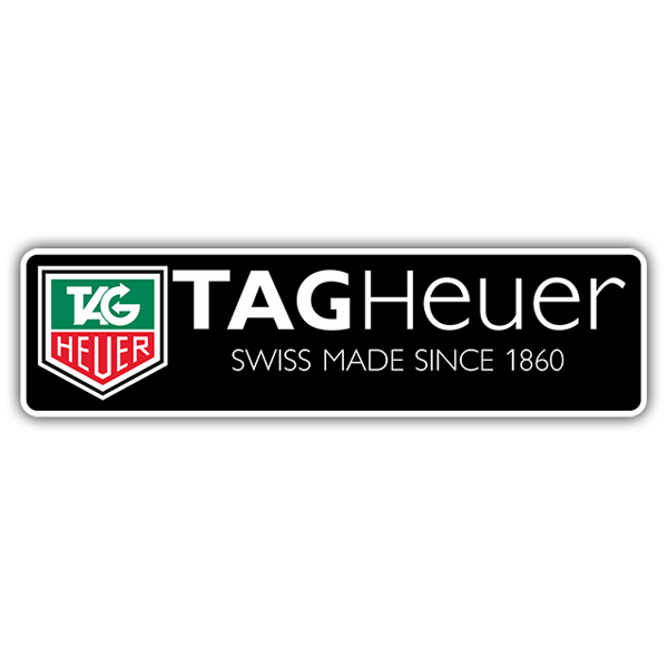 Adesivi per Auto e Moto: Tag Heuer Swiss Made Since 1860 0