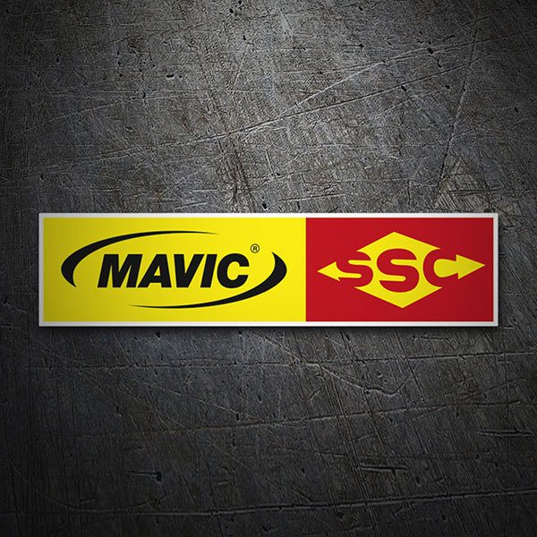 Adesivi per Auto e Moto: Logotipo Mavic SSC con Flechas