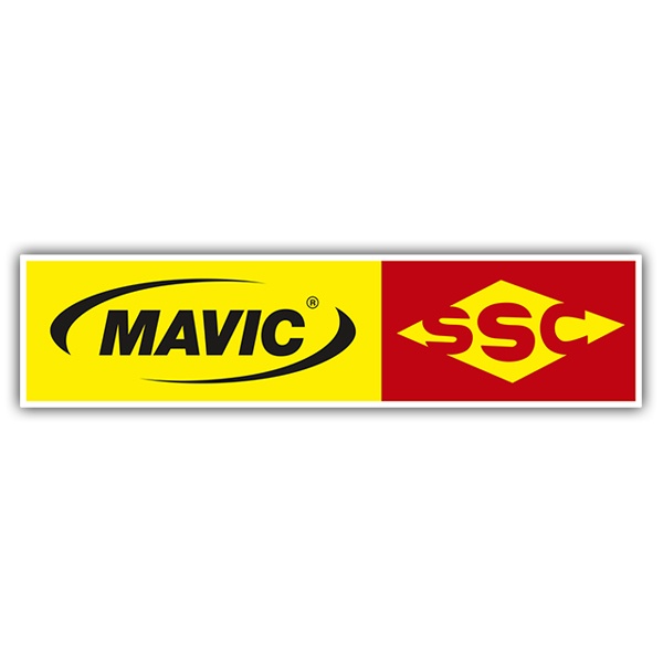 Adesivi per Auto e Moto: Logotipo Mavic SSC con Flechas