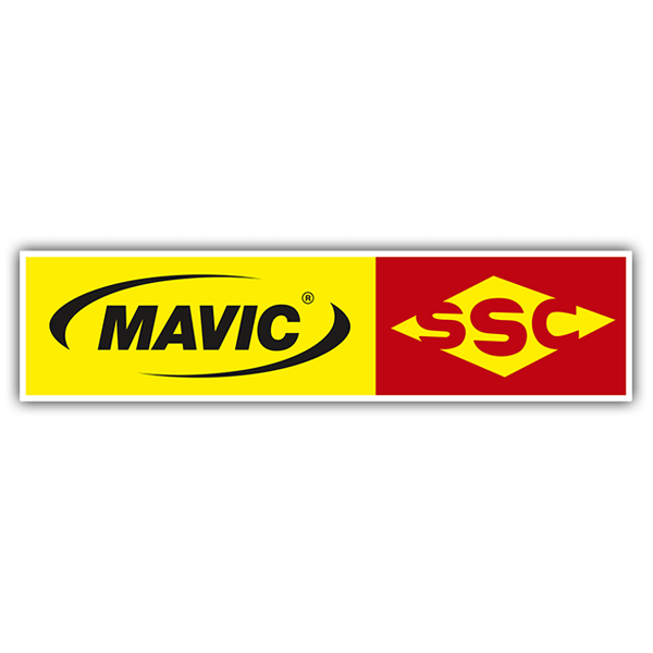 Adesivi per Auto e Moto: Logotipo Mavic SSC con Flechas