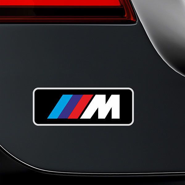 Adesivi per Auto e Moto: Logo BMW Serie M in Tre Strisce