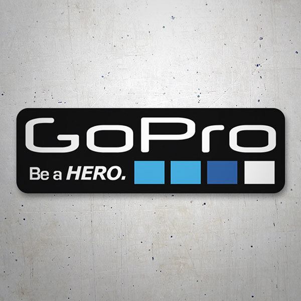 Adesivi per Auto e Moto: GoPro nero