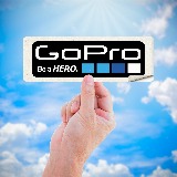 Adesivi per Auto e Moto: GoPro nero 5