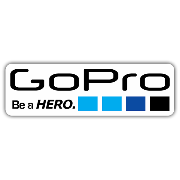 Adesivi per Auto e Moto: GoPro bianco