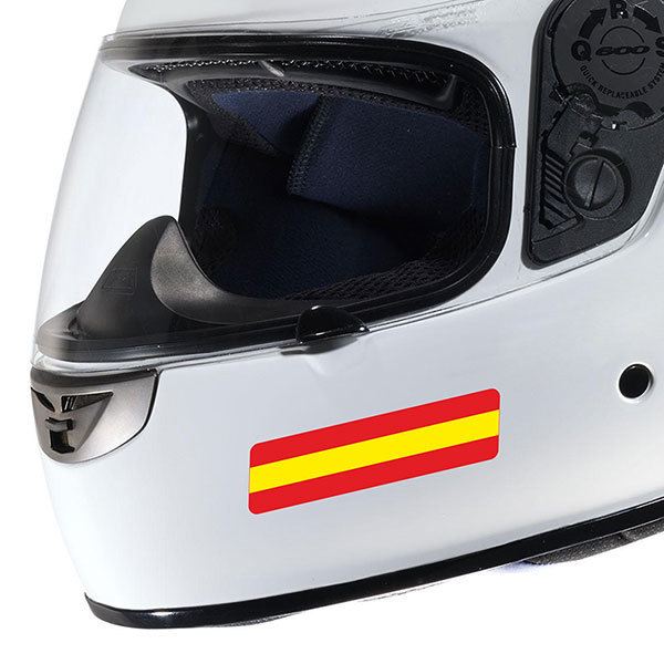Adesivi per Auto e Moto: Kit Spagna per casco