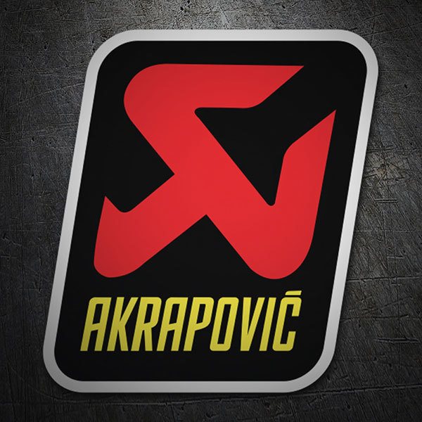 Adesivi per Auto e Moto: Logo Akrapovic