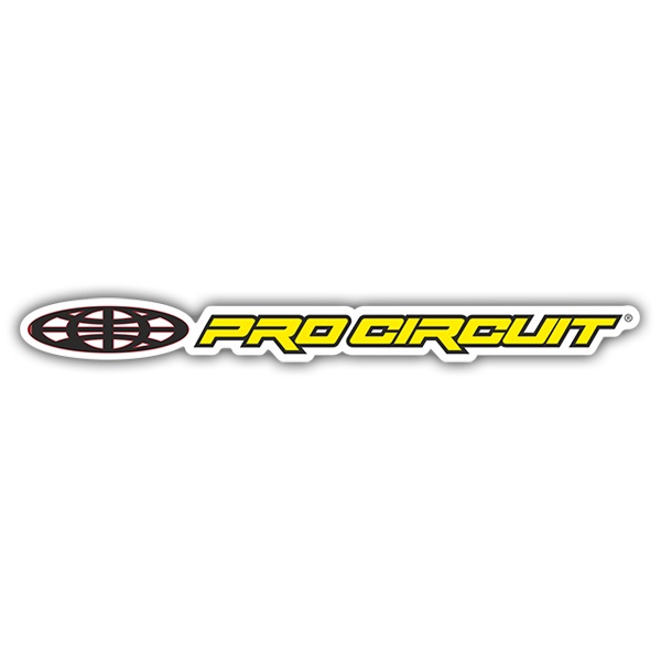 Adesivi per Auto e Moto: Logo Pro Circuit