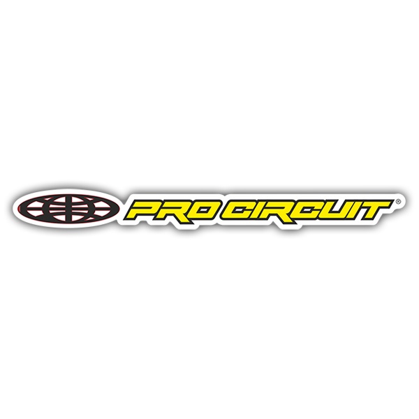 Adesivi per Auto e Moto: Pro Circuit Logo