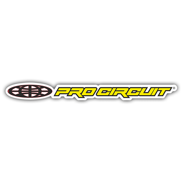 Adesivi per Auto e Moto: Logo Pro Circuit