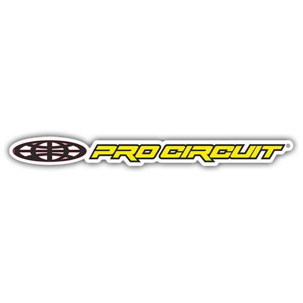 Adesivi per Auto e Moto: Pro Circuit Logo