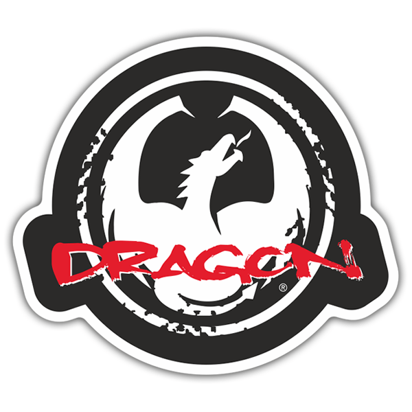 Adesivi per Auto e Moto: Logo Dragon Alliance