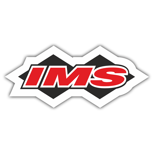 Adesivi per Auto e Moto: Logo IMS rosso