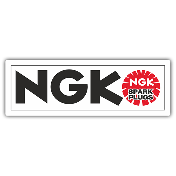 Adesivi per Auto e Moto: Logo NGK Spark