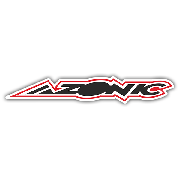 1 Authentic AZONIC MOTO ovale adesivo promozionale #1/Adesivo 