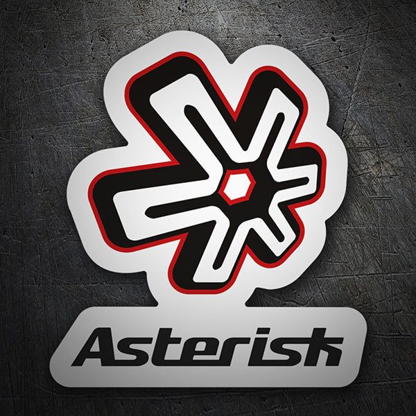 Adesivi per Auto e Moto: Asterisk Logo