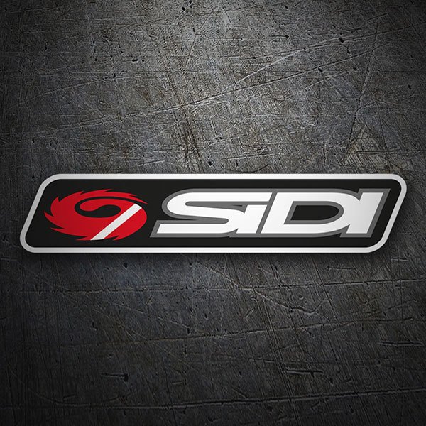 Adesivi per Auto e Moto: Numero 9 con logo Sidi