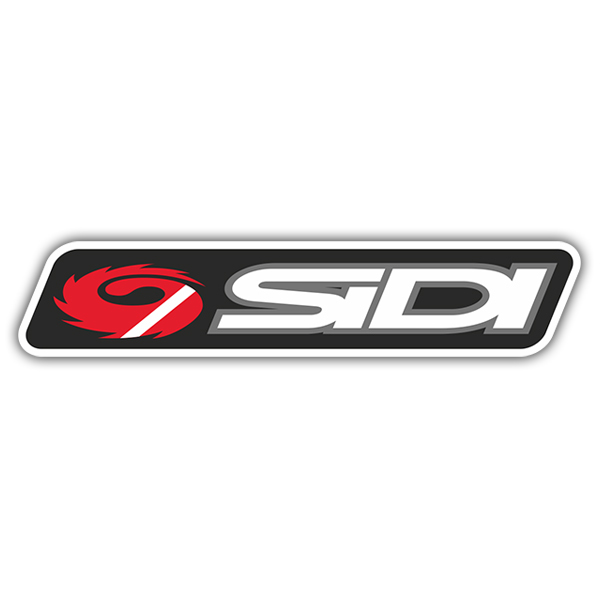 Adesivi per Auto e Moto: Numero 9 con logo Sidi