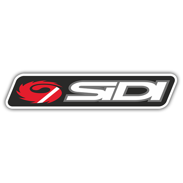 Adesivi per Auto e Moto: Numero 9 con logo Sidi