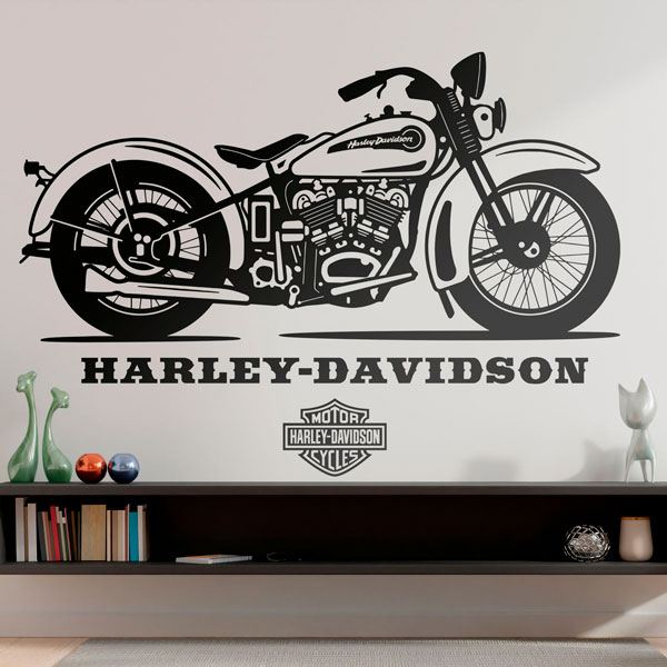 Adesivi Murali: Harley Davidson DAH Hillclimbe