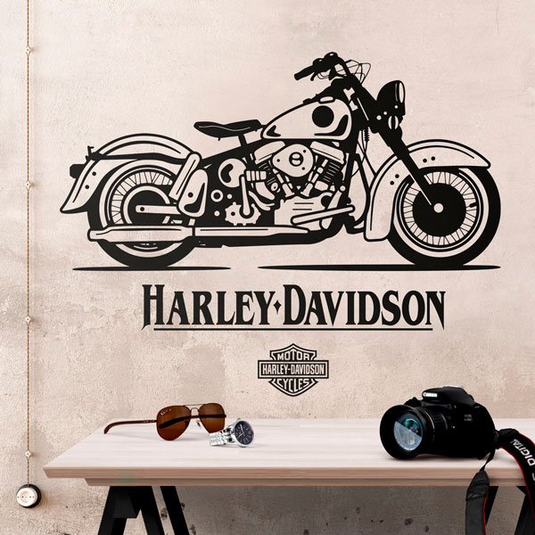 Adesivi Murali: Harley Davidson Clásica Classico
