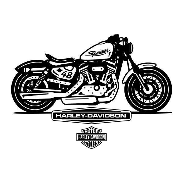 Adesivi Murali: Harley Davidson Sportster