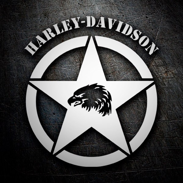 Adesivi per Auto e Moto: Harley Davidson, Aquila