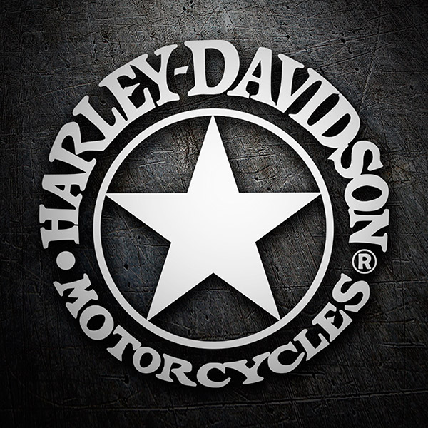 Adesivi per Auto e Moto: Stella Harley Davidson