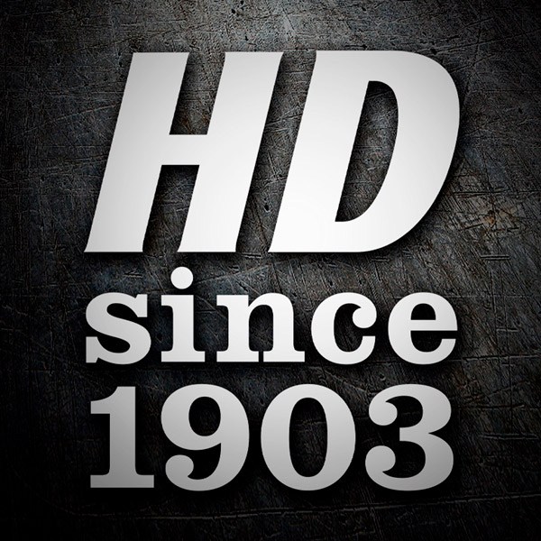 Adesivi per Auto e Moto: Harley Davidson HD since 1903