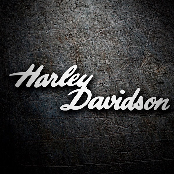Adesivi per Auto e Moto: Harley Davidson firma III