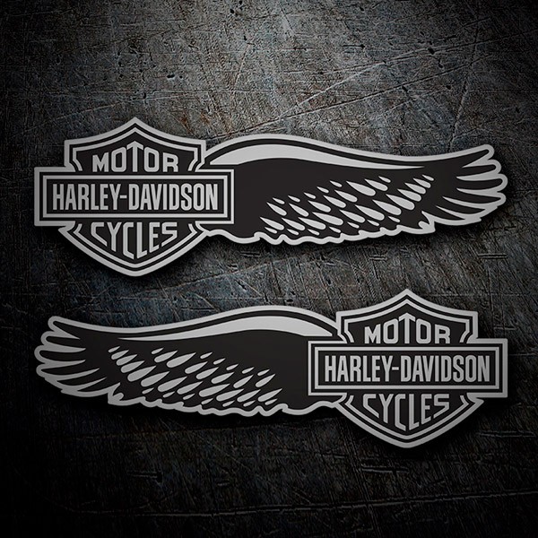 Adesivi per Auto e Moto: Kit ali Harley Davidson