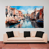 Adesivi Murali: Canale di Venezia 3