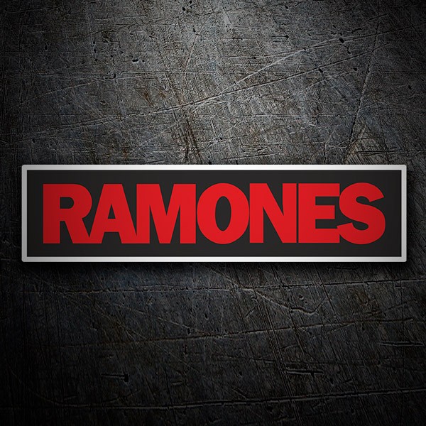 Adesivi per Auto e Moto: Ramones Rosso