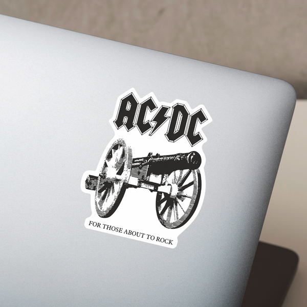 Adesivi per Auto e Moto: ACDC Cannone