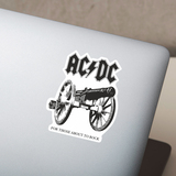 Adesivi per Auto e Moto: ACDC Cannone 3