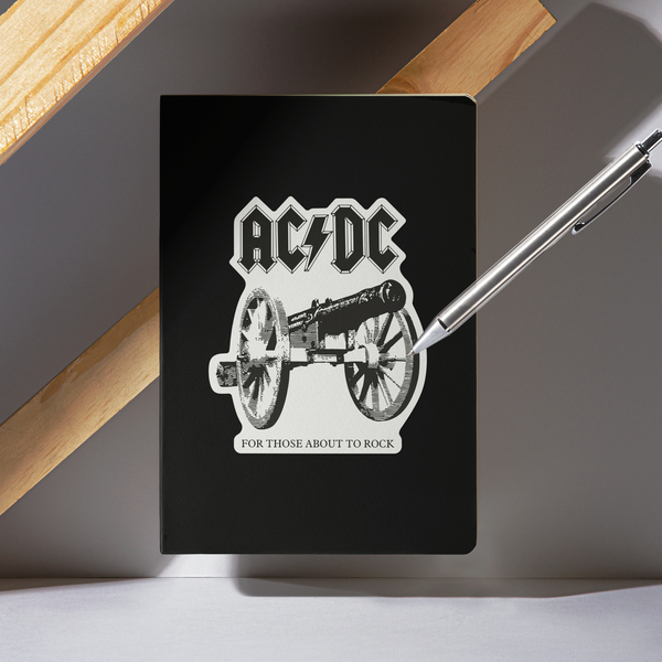Toppa Termoadesiva Ricamata ACDC: Accessorio Souvenir Con Cannone