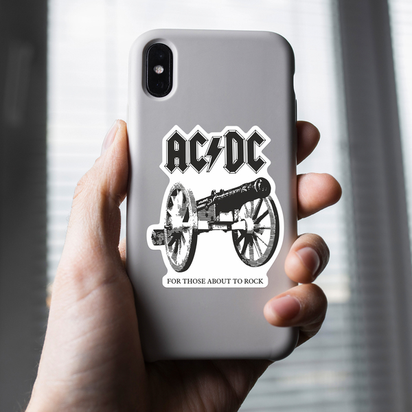 Adesivi per Auto e Moto: ACDC Cannone