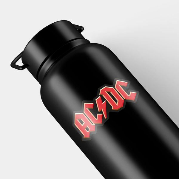 Adesivi per Auto e Moto: Logo AC/DC con Fulmine
