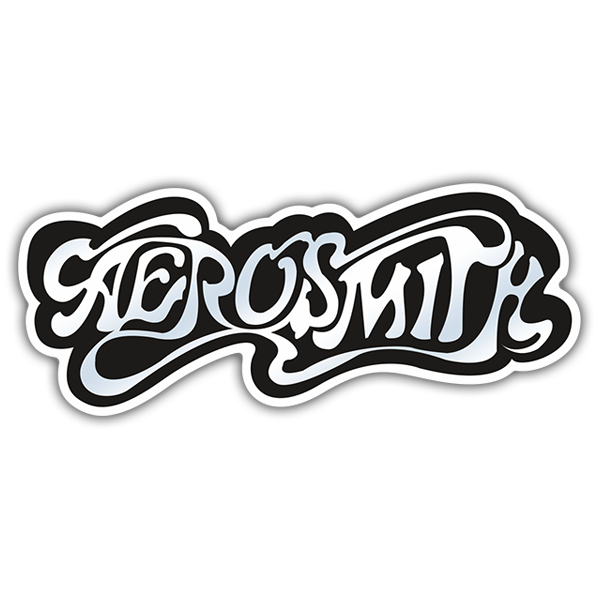 Adesivi per Auto e Moto: Logo Aerosmith in Tipografia Stilizzata