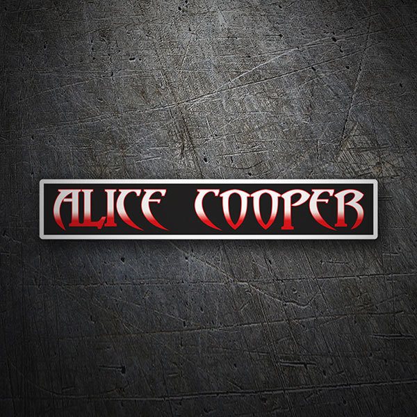 Adesivi per Auto e Moto: Alice Cooper