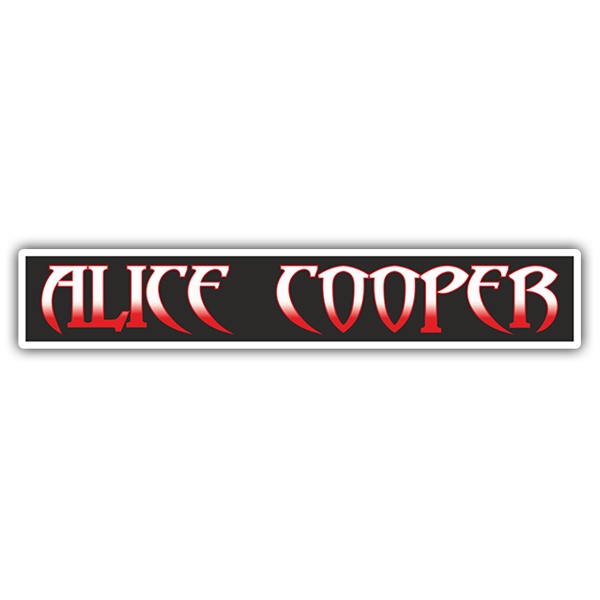 Adesivi per Auto e Moto: Alice Cooper