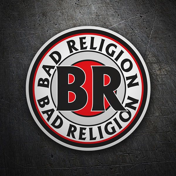 Adesivi per Auto e Moto: Bad Religion Francobollo