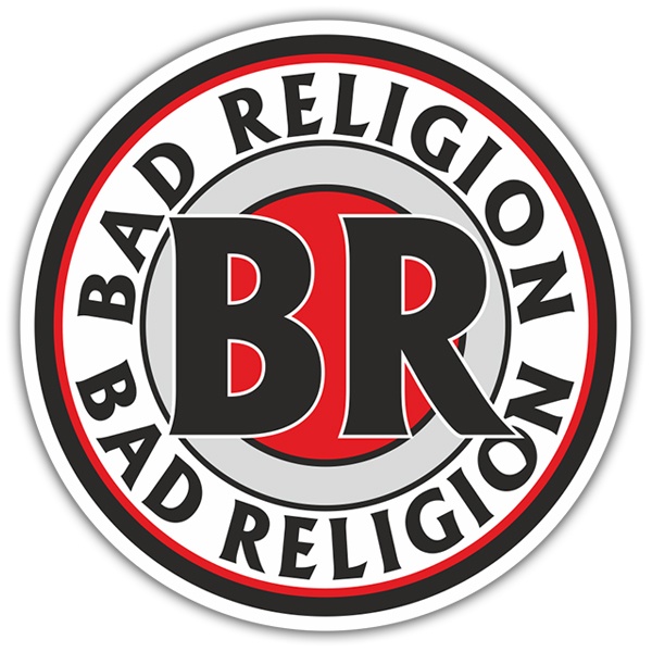 Adesivi per Auto e Moto: Bad Religion Francobollo