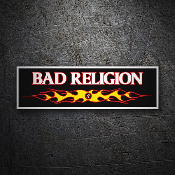 Adesivi per Auto e Moto: Bad Religion Fire
