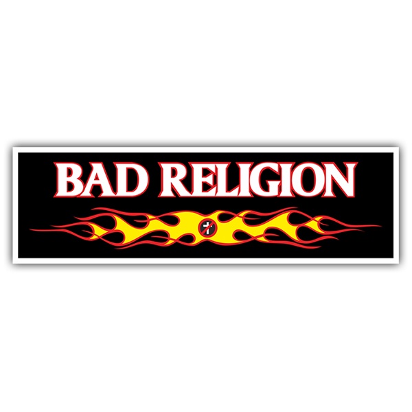 Adesivi per Auto e Moto: Bad Religion Fire