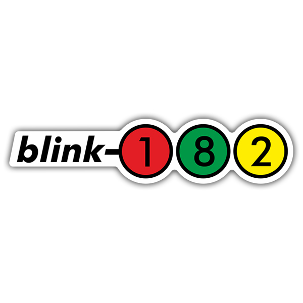 Adesivi per Auto e Moto: Blink 182 Retro Alternative