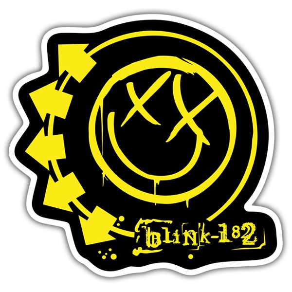 Adesivi per Auto e Moto: Blink 182 Colore