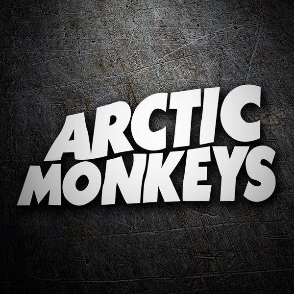 Adesivi per Auto e Moto: Arctic Monkeys in Tipografia Dinamica