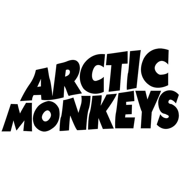 Adesivi per Auto e Moto: Arctic Monkeys in Tipografia Dinamica